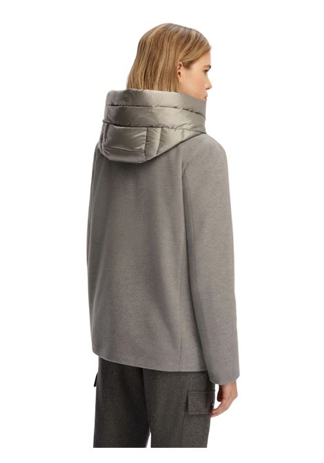 Giaccone imbottito in panno soft - GRIGIO CHIARO Emme Marella | SORRISO010